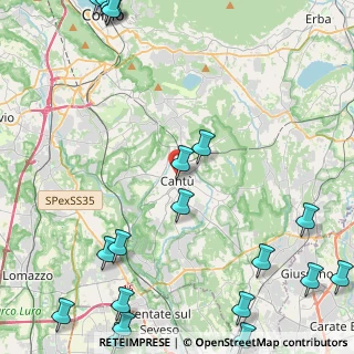 Mappa Via Carlo Annoni, 22063 Cantù CO, Italia (6.9435)