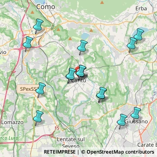 Mappa Via Dante, 22063 Cantù CO, Italia (4.12563)