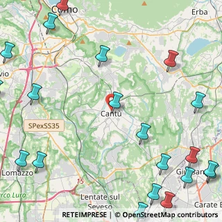 Mappa Via Carlo Annoni, 22063 Cantù CO, Italia (7.0725)