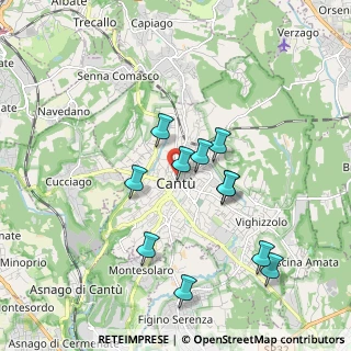 Mappa Via Dante, 22063 Cantù CO, Italia (1.69636)