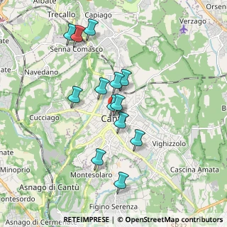 Mappa Via Tommaso Grossi, 22063 Cantù CO, Italia (1.59923)