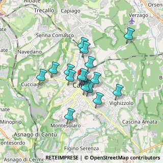 Mappa Via Dante, 22063 Cantù CO, Italia (1.21882)
