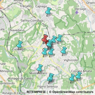 Mappa Via Tommaso Grossi, 22063 Cantù CO, Italia (1.78063)