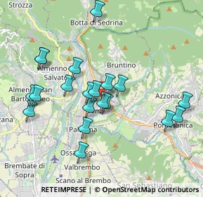 Mappa Via San Giovanni Bosco, 24011 Almè BG, Italia (1.82)