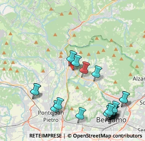 Mappa Via San Giovanni Bosco, 24011 Almè BG, Italia (5.14)