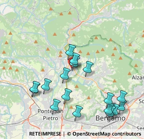 Mappa Via San Giovanni Bosco, 24011 Almè BG, Italia (4.29353)