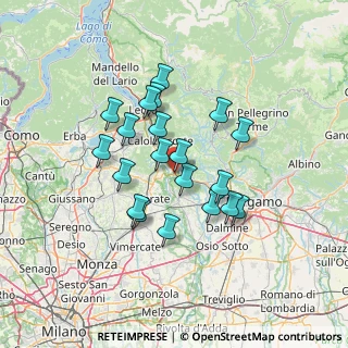 Mappa Via Mura, 24034 Cisano Bergamasco BG, Italia (11.3335)