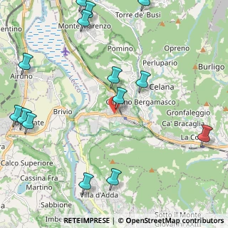 Mappa Via Mura, 24034 Cisano Bergamasco BG, Italia (2.94929)