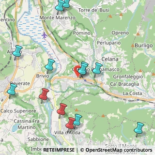 Mappa Via Mura, 24034 Cisano Bergamasco BG, Italia (2.57846)