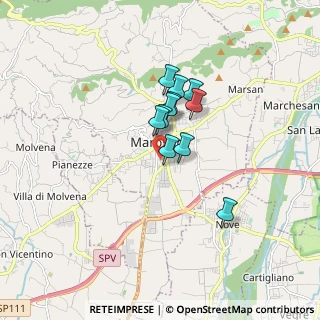 Mappa Via Campo Sportivo, 36063 Marostica VI, Italia (1.12182)