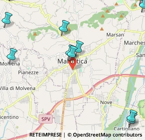 Mappa Via Campo Sportivo, 36063 Marostica VI, Italia (3.2875)
