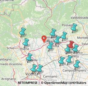 Mappa Via Campo Sportivo, 36063 Marostica VI, Italia (17.43375)