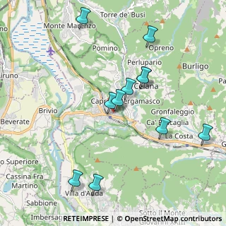 Mappa Via dei Mille, 24034 Cisano Bergamasco BG, Italia (2.00273)