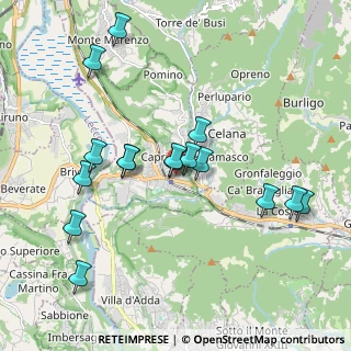 Mappa Via dei Mille, 24034 Cisano Bergamasco BG, Italia (1.93)
