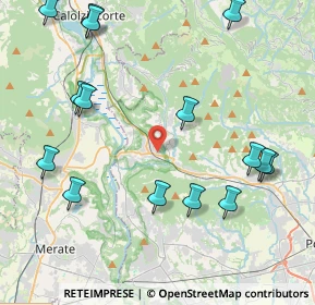 Mappa Via dei Mille, 24034 Cisano Bergamasco BG, Italia (5.04667)