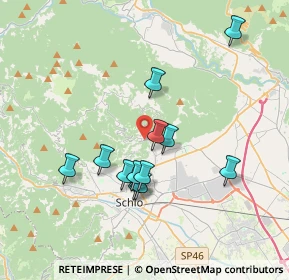 Mappa Via Progresso, 36015 Schio VI, Italia (3.2725)