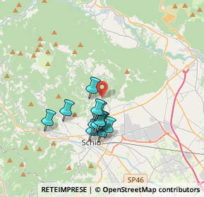 Mappa Via Progresso, 36015 Schio VI, Italia (2.82417)