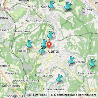 Mappa Via J.F. Kennedy, 22063 Cantù CO, Italia (2.55636)