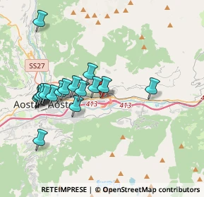 Mappa Regione amerique, 11020 aosta AO, Italia (3.59412)