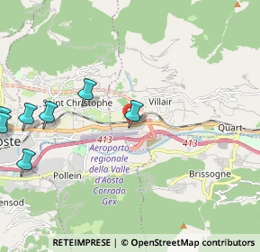 Mappa Regione amerique, 11020 aosta AO, Italia (3.40455)