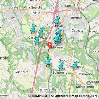 Mappa Via Donizetti, 22073 Fino Mornasco CO, Italia (1.43083)