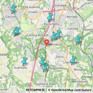 Mappa Via Donizetti, 22073 Fino Mornasco CO, Italia (2.48273)