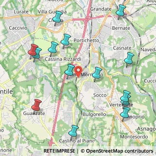 Mappa Via Donizetti, 22073 Fino Mornasco CO, Italia (2.57714)