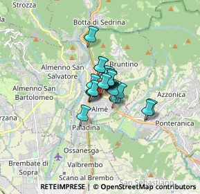 Mappa Via San Michele, 24011 Almè BG, Italia (0.721)