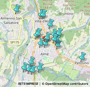 Mappa Via San Michele, 24011 Almè BG, Italia (0.849)