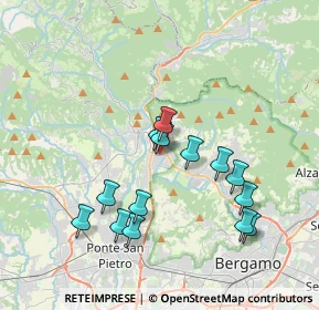 Mappa Via San Michele, 24011 Almè BG, Italia (3.49571)