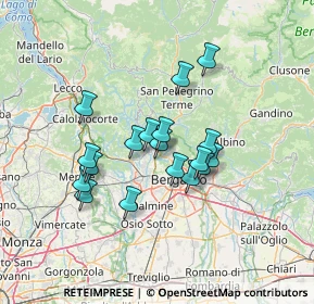 Mappa Via San Michele, 24011 Almè BG, Italia (10.84889)