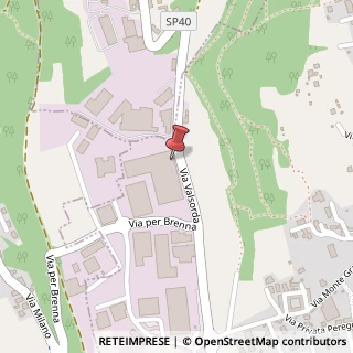 Mappa Via Valsorda, 60, 22044 Brenna, Como (Lombardia)