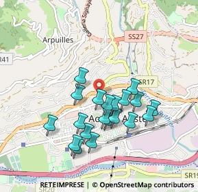 Mappa Via Guedoz, 11100 Aosta AO, Italia (0.8015)