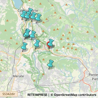 Mappa Via Sonna, 24030 Caprino Bergamasco BG, Italia (4.43615)
