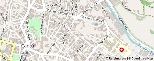 Mappa Cantù
