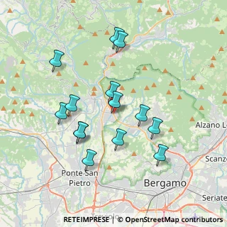 Mappa Via Campofiori, 24011 Almè BG, Italia (3.50929)