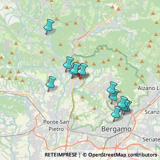 Mappa Via Campofiori, 24011 Almè BG, Italia (3.66917)