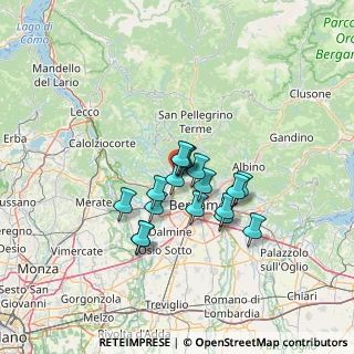 Mappa Via Campofiori, 24011 Almè BG, Italia (9.56)