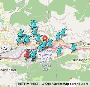 Mappa Località Grand Chemin, 11020 Quart AO, Italia (1.511)