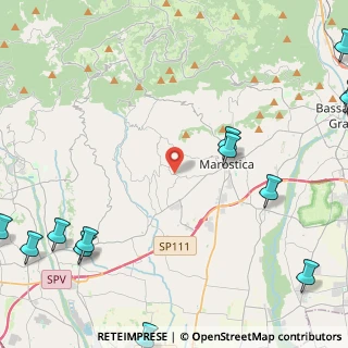Mappa Strada Provinciale, 36060 Molvena VI, Italia (7.69222)