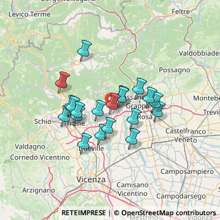 Mappa Strada Provinciale, 36060 Pianezze VI, Italia (11.007)