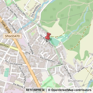 Mappa Via Ronco Basso, 13, 24018 Villa d'Almè, Bergamo (Lombardia)