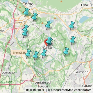 Mappa Piazza Sirtori, 22063 Cantù CO, Italia (3.69692)