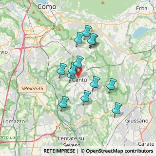 Mappa Piazza Sirtori, 22063 Cantù CO, Italia (2.94308)