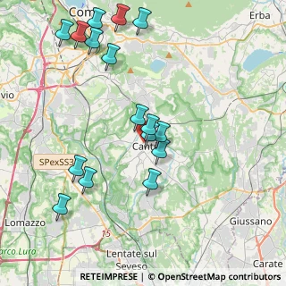 Mappa Piazza Sirtori, 22063 Cantù CO, Italia (4.31625)