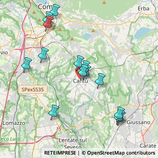 Mappa Piazza Sirtori, 22063 Cantù CO, Italia (4.24429)