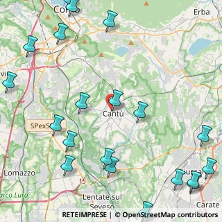 Mappa Piazza Sirtori, 22063 Cantù CO, Italia (6.2975)