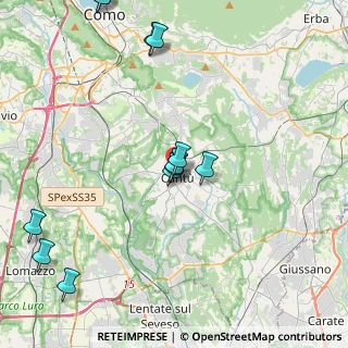 Mappa Piazza Sirtori, 22063 Cantù CO, Italia (4.7425)