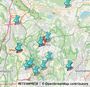 Mappa Piazza Sirtori, 22063 Cantù CO, Italia (4.445)