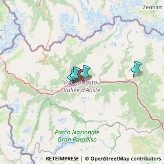 Mappa Strada Statale 26 della Valle d'Aosta, 11020 Aosta AO, Italia (32.52636)
